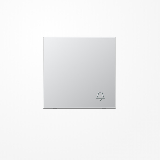 Jung AL2990KP Wippe, geprägtes Symbol Klingel, Serie LS, Aluminium