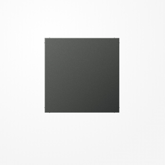 Jung AL2994BAN Blind-Abdeckung (gerastet), Aluminium lackiert, Serie LS, anthrazit