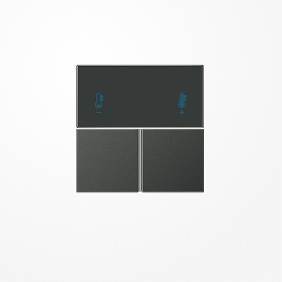 Jung AL4093TSAAN Tastensatz 3fach, F40 Raumcontroller, Serie LS, anthrazit