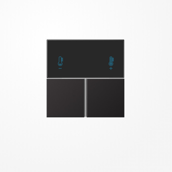 Jung AL4093TSAD Tastensatz 3fach, F40 Raumcontroller, Serie LS, dark