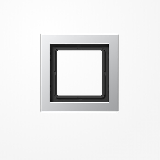 Jung ALD2981 Rahmen 1fach, senkrechte und waagerechte Montage, LS-DESIGN, Aluminium