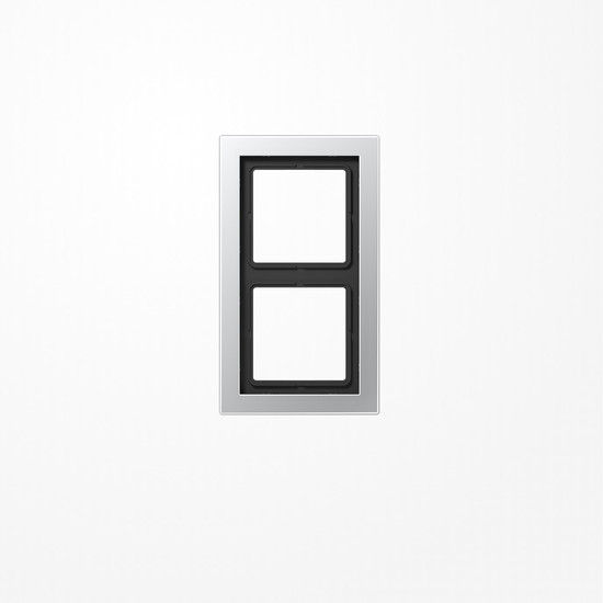 Jung ALD2982 Rahmen 2fach, senkrechte und waagerechte Montage, LS-DESIGN, Aluminium