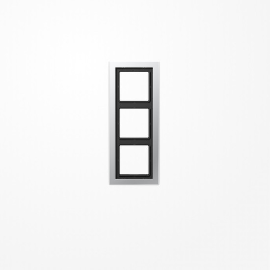 Jung ALD2983 Rahmen 3fach, senkrechte und waagerechte Montage, LS-DESIGN, Aluminium
