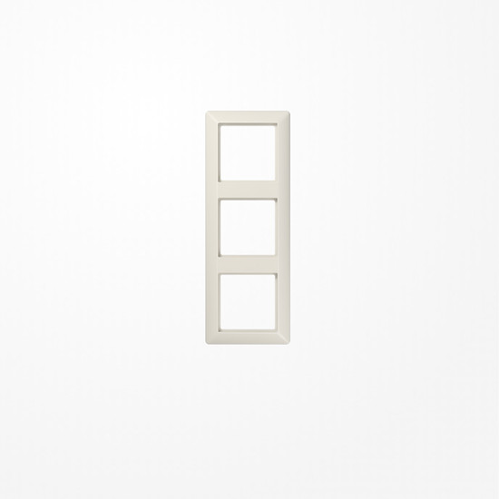 Jung AS583 Rahmen 3fach, senkrechte und waagerechte Montage, Duroplast, AS 500, weiß