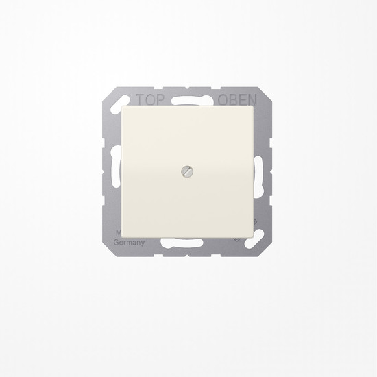 Jung AS590A Leitungsauslass mit Zugentlastung, Duroplast, Serie AS, weiß