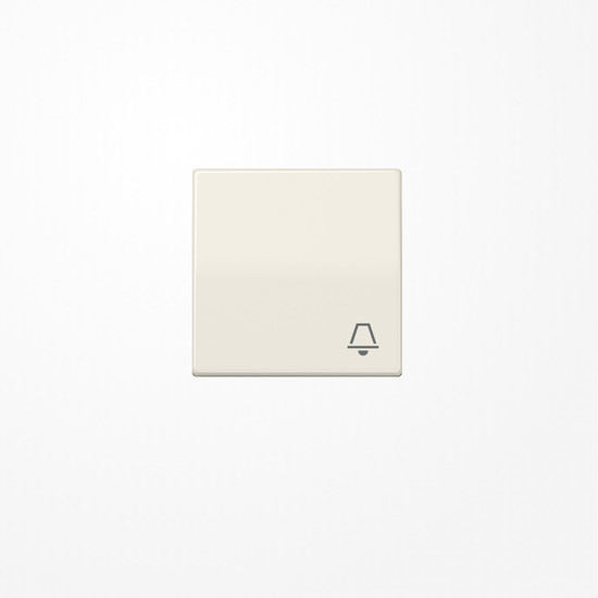 Jung AS591K Wippe, Symbol Klingel, Duroplast, Serie AS, weiß