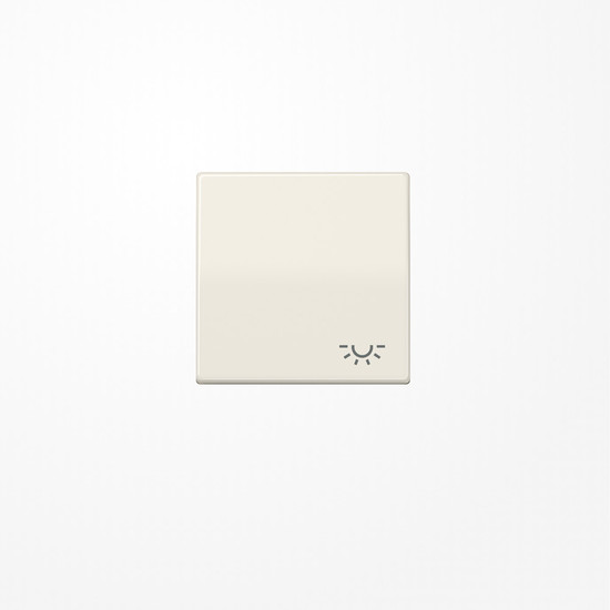 Jung AS591L Wippe, Symbol Licht, Duroplast, Serie AS, weiß