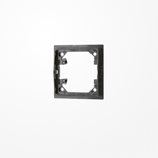 Jung AS90HP Halteplatte 1fach, Serie A, schwarz