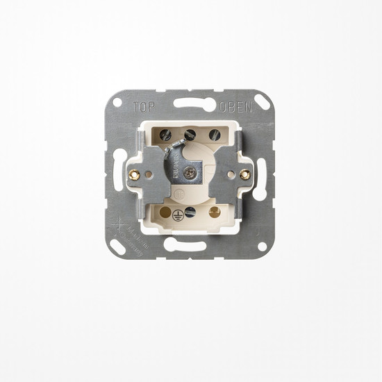 Jung CD134.18WU Jalousie-Schlüsselschalter (Einsatz) mit Demontageschutz , Wendetaster, 1-pol. (1 Antrieb), 10 A 250 V ~, UP