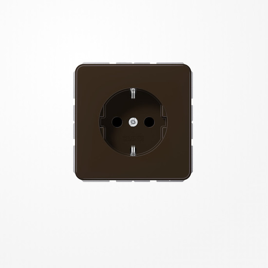 Jung CD1520BFBR SCHUKO-Steckdose, 16 A 250 V ~, Thermoplast, Serie CD, braun