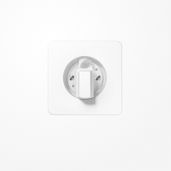 Jung CD1541WW Abdeckung für Drehschalter, Duroplast, Serie CD, alpinweiß