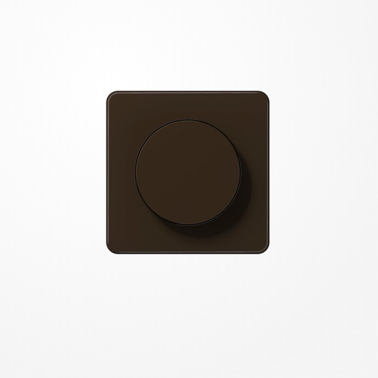 Jung CD1740BR Abdeckung mit Drehknopf, Duroplast, Serie CD, braun