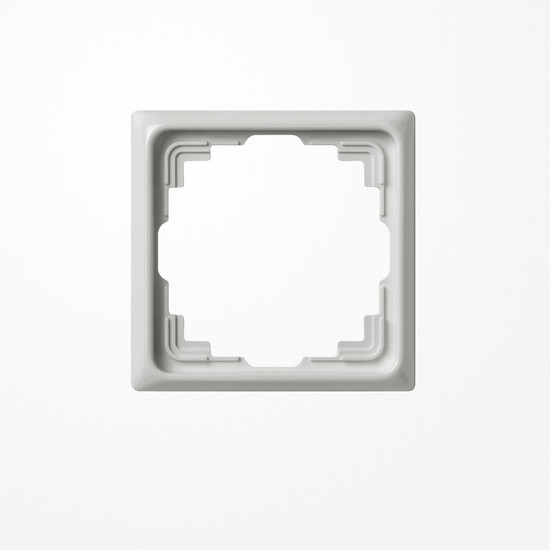 Jung CD581KLG Rahmen für Kabelkanal-Installation 1fach, senkrechte und waagerechte Montage, Thermoplast, Kabelkanal CD, lichtgrau