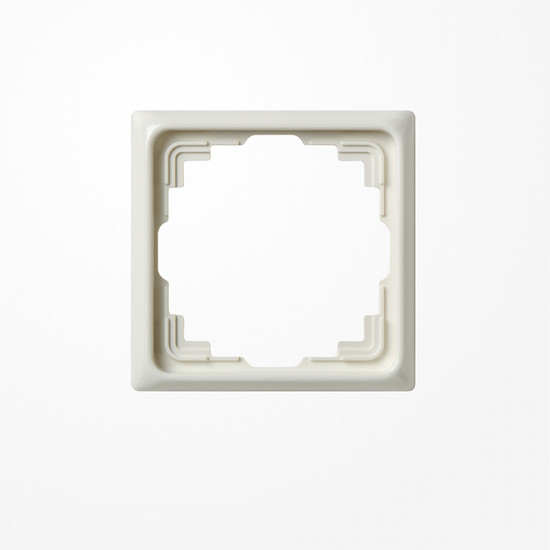 Jung CD581KW Rahmen für Kabelkanal-Installation 1fach, senkrechte und waagerechte Montage, Thermoplast, Kabelkanal CD, weiß