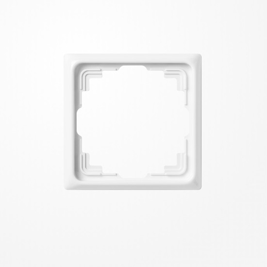 Jung CD581KWW Rahmen für Kabelkanal-Installation 1fach, senkrechte und waagerechte Montage, Thermoplast, Kabelkanal CD, alpinweiß