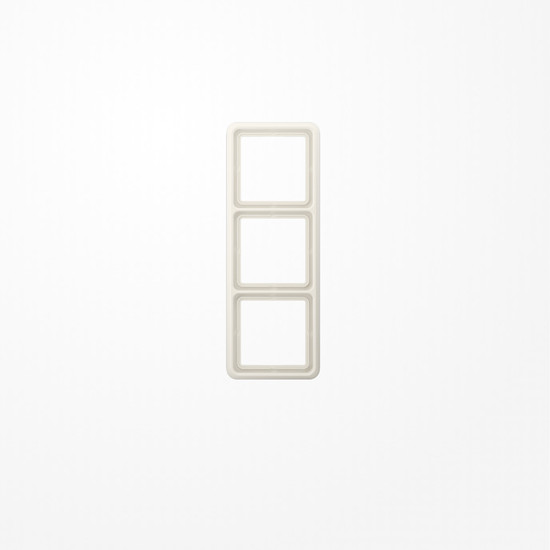 Jung CD583W Rahmen 3fach, senkrechte und waagerechte Montage, Duroplast, CD 500, weiß