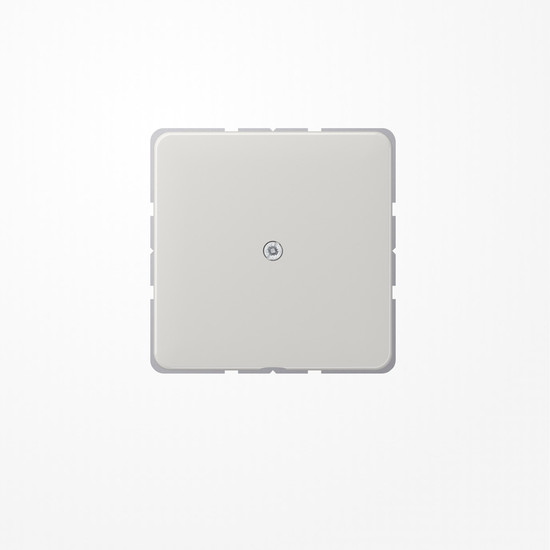 Jung CD590ALG Leitungsauslass mit Zugentlastung, Duroplast, Serie CD, lichtgrau