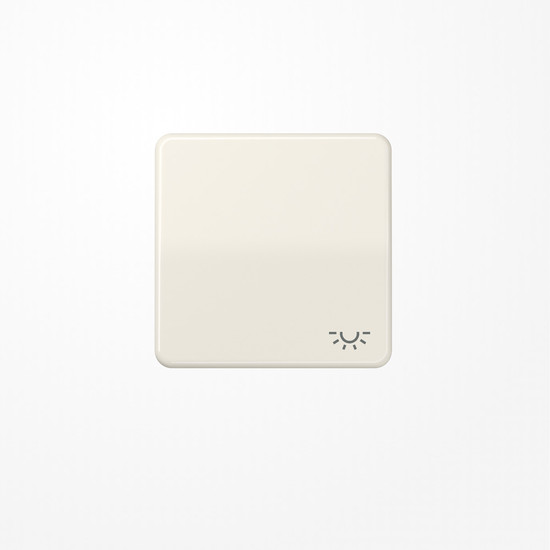 Jung CD590BFL Wippe, Symbol Licht, Thermoplast, Serie CD, weiß