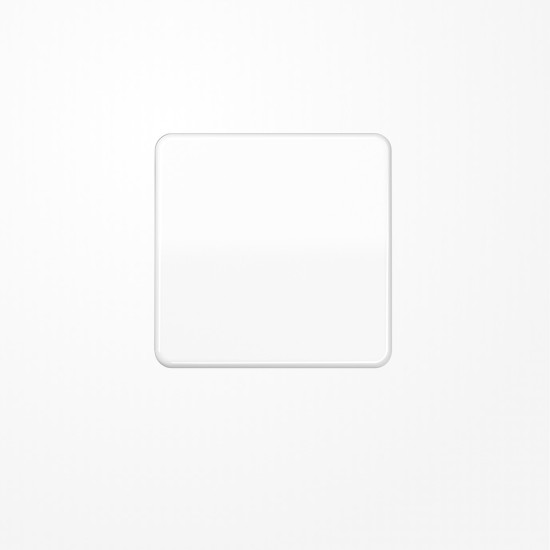 Jung CD590BFWW Wippe, Thermoplast, Serie CD, alpinweiß