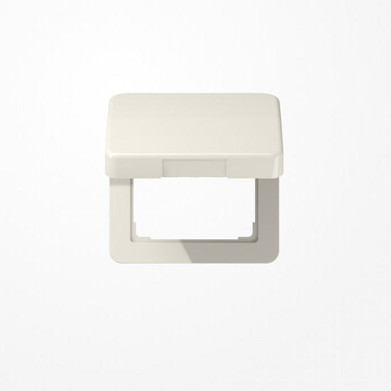 Jung CD590KL Klappdeckel, Thermoplast, Serie CD, weiß