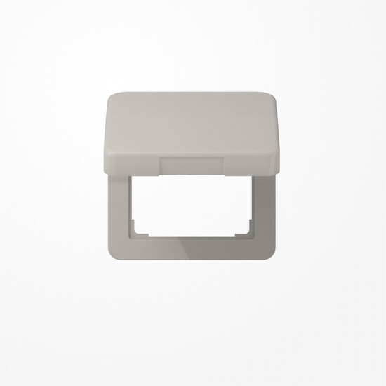 Jung CD590KLPT Klappdeckel, Aluminium eloxiert, Serie CD, platin