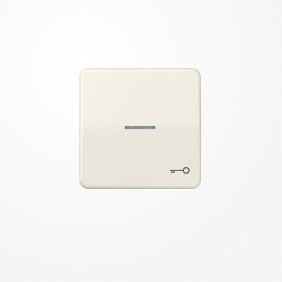 Jung CD590KO5T Wippe mit Lichtleiter, Symbol Tür, Duroplast, Serie CD, weiß