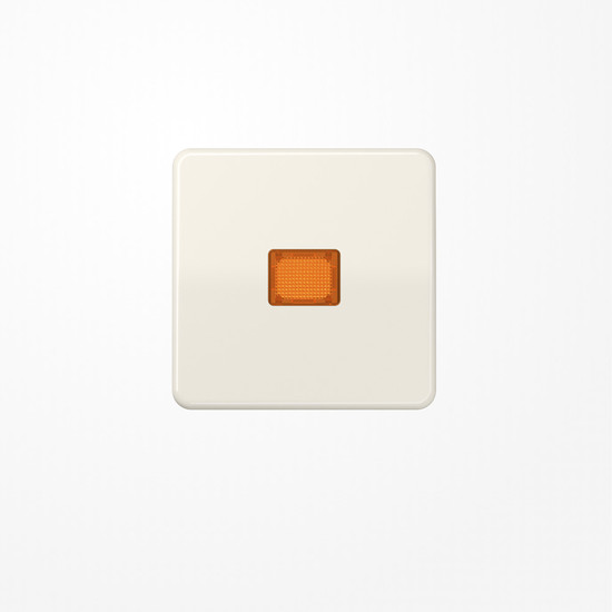 Jung CD590KO Wippe mit Lichtaustrittsfenster, Duroplast, Serie CD, weiß