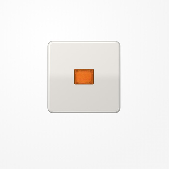 Jung CD590KOBFLG Wippe mit Lichtaustrittsfenster, Thermoplast, Serie CD, lichtgrau