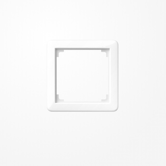 Jung CD590ZAWW Zwischenrahmen RJ45, Serie CD, alpinweiß