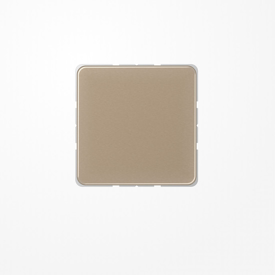 Jung CD594-0GB Blind-Abdeckung (gerastet), Aluminium eloxiert, Serie CD, gold-bronze