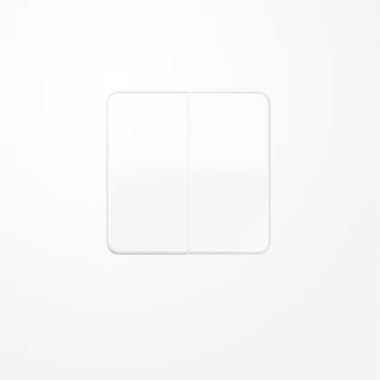 Jung CD595BFWW Wippe, Thermoplast, Serie CD, alpinweiß