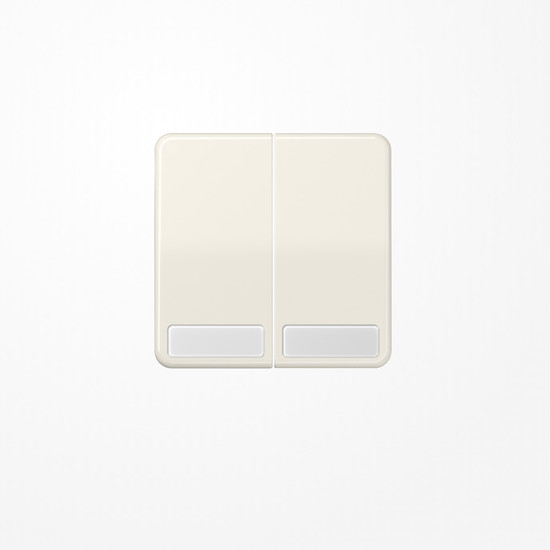 Jung CD595NA Wippe, mit Schriftfeld, Duroplast, Serie CD, weiß