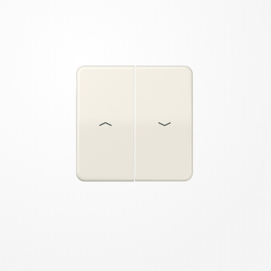 Jung CD595PBF Wippe, mit Pfeilsymbolen, Thermoplast, Serie CD, weiß