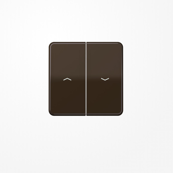 Jung CD595PBR Wippe, mit Pfeilsymbolen, Duroplast, Serie CD, braun