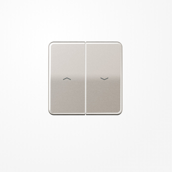 Jung CD595PPT Wippe, mit Pfeilsymbolen, Aluminium eloxiert, Serie CD, platin