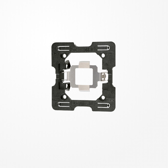 Jung CD90MHP Halteplatte 1fach für Metallausführungen, Serie CD/LS, schwarz