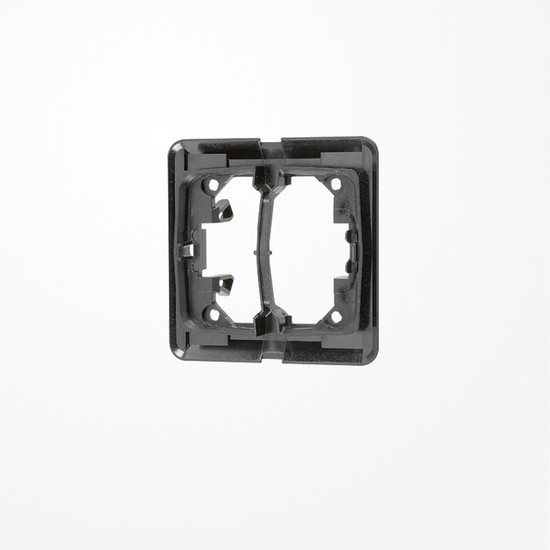 Jung CD95HP Halteplatte 2fach, Serie CD/LS, schwarz