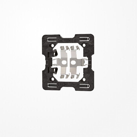 Jung CD95MHP Halteplatte 2fach für Metallausführungen, Serie CD/LS, schwarz