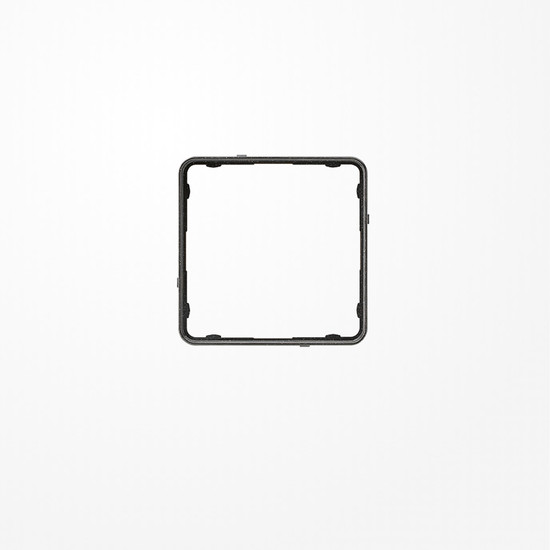 Jung CDP81SWM Applikations-Rahmen, CD PLUS, schwarz-metallic