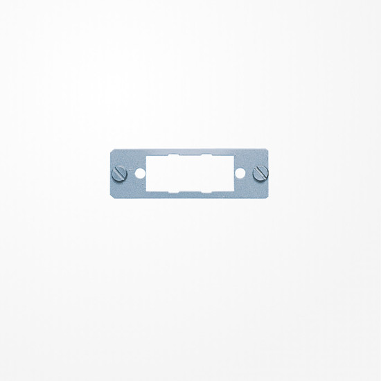 Jung D15 Montageplatte, für 15-poligen D-Subminiatur-Steckverbinder