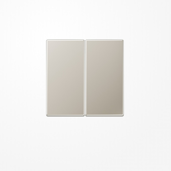 Jung ES102 Wippe für Taster 2fach, F10, Serie LS, Edelstahl