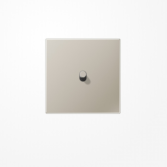 Jung ES12-0R1 Abdeckung mit Kipphebel Zylinder, 1 Kipphebel, Serie LS 1912, Edelstahl