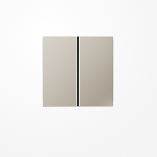 Jung ES2401TSA Tastensatz 1fach, F40, Serie LS, Edelstahl