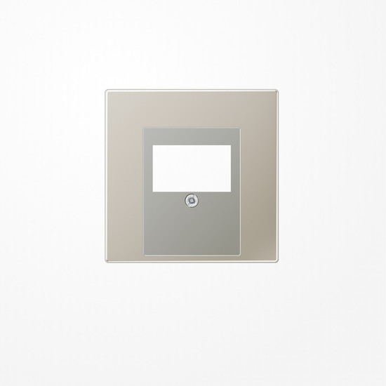 Jung ES2969T Abdeckung für TAE-Anschlussdosen 1fach, Serie LS, Edelstahl