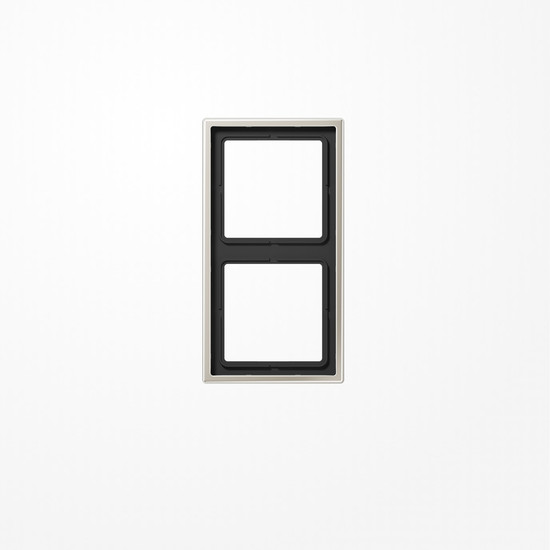 Jung ES2982 Rahmen 2fach, senkrechte und waagerechte Montage, LS 990, Edelstahl