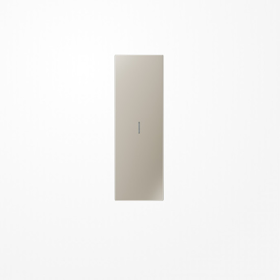 Jung ES2993KO5 Großflächenwippe (70x212,4mm), mit Lichtleiter, senkrechte und waagerechte Montage, Serie LS, Edelstahl