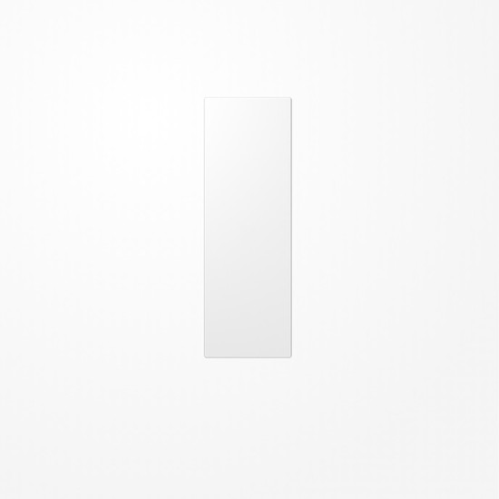 Jung ES2993WW Großflächenwippe (70x212,4mm), senkrechte und waagerechte Montage, Serie LS, alpinweiß