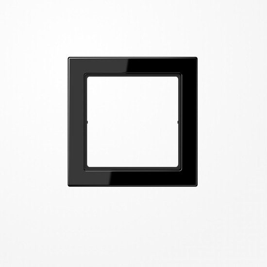 Jung FD981SW Rahmen, 1fach, FLAT DESIGN, schwarz