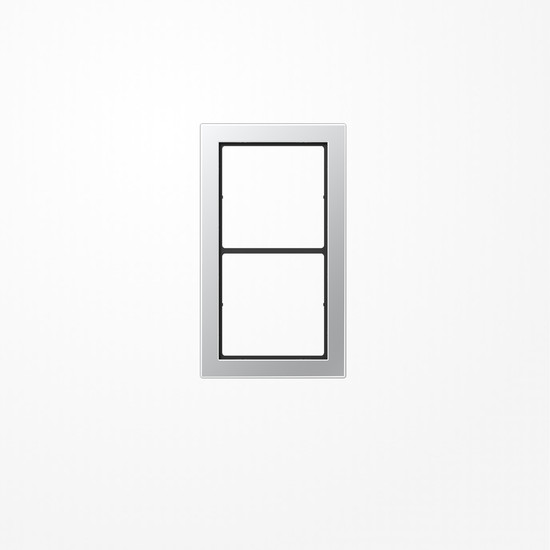 Jung FDAL2982 Rahmen, 2fach, FLAT DESIGN, Aluminium