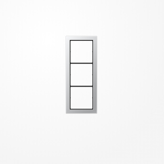 Jung FDAL2983 Rahmen, 3fach, FLAT DESIGN, Aluminium
